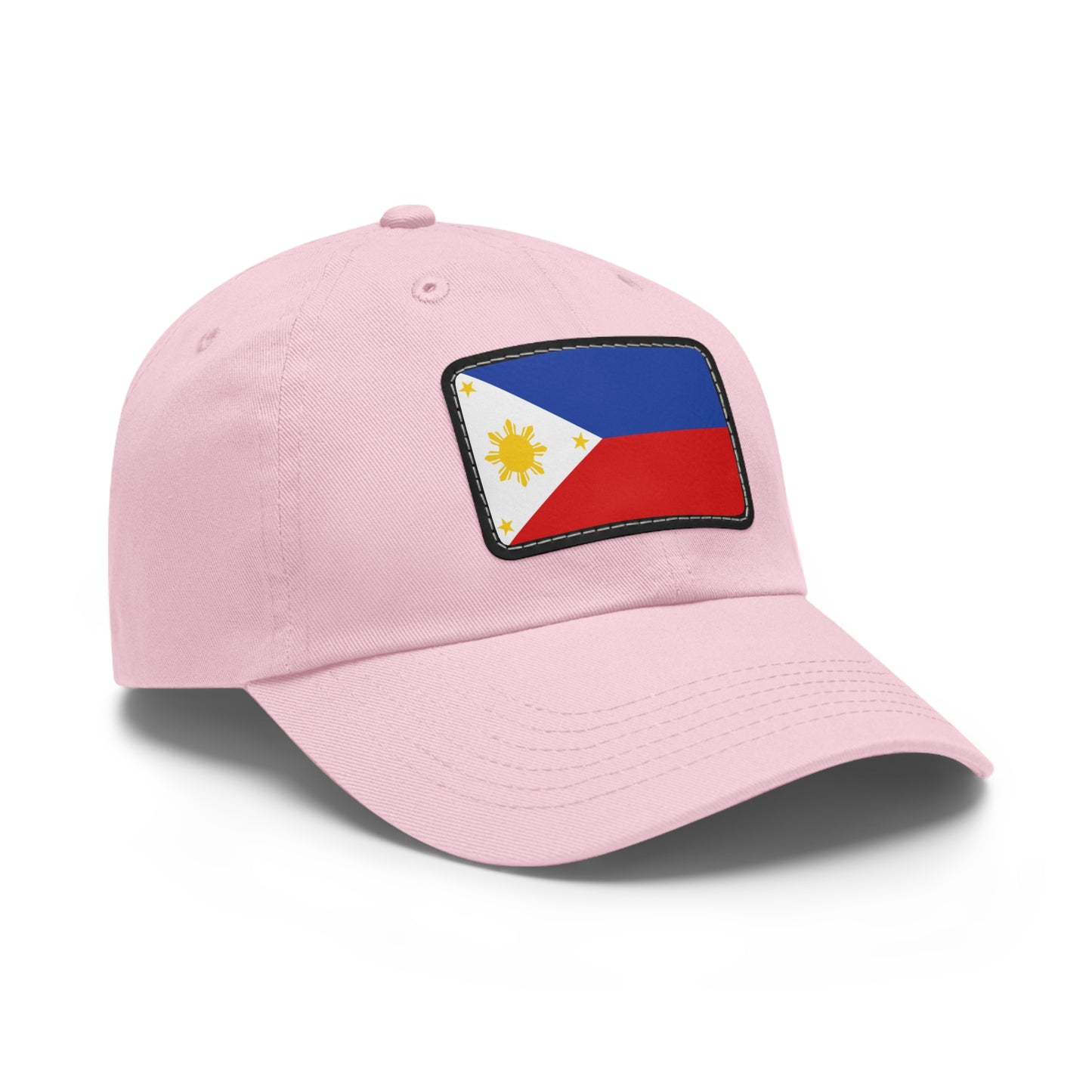 Flag Village Philippines Flag Hat Cap with Leather Patch