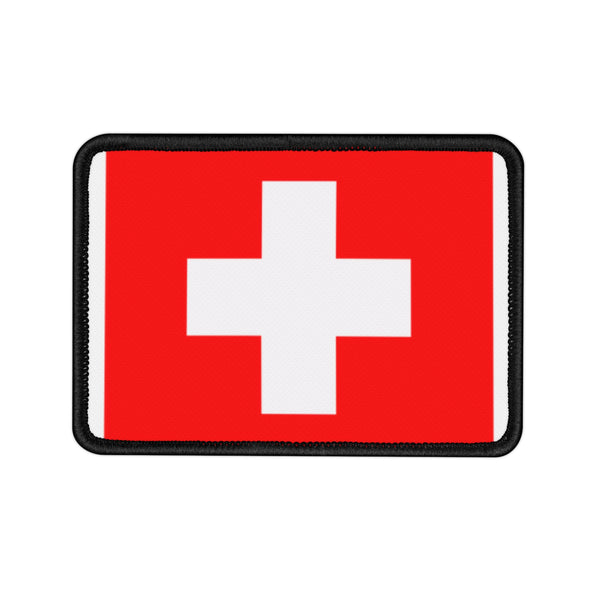 Flag Village Switzerland State Flag Embroidered Iron-On Patch
