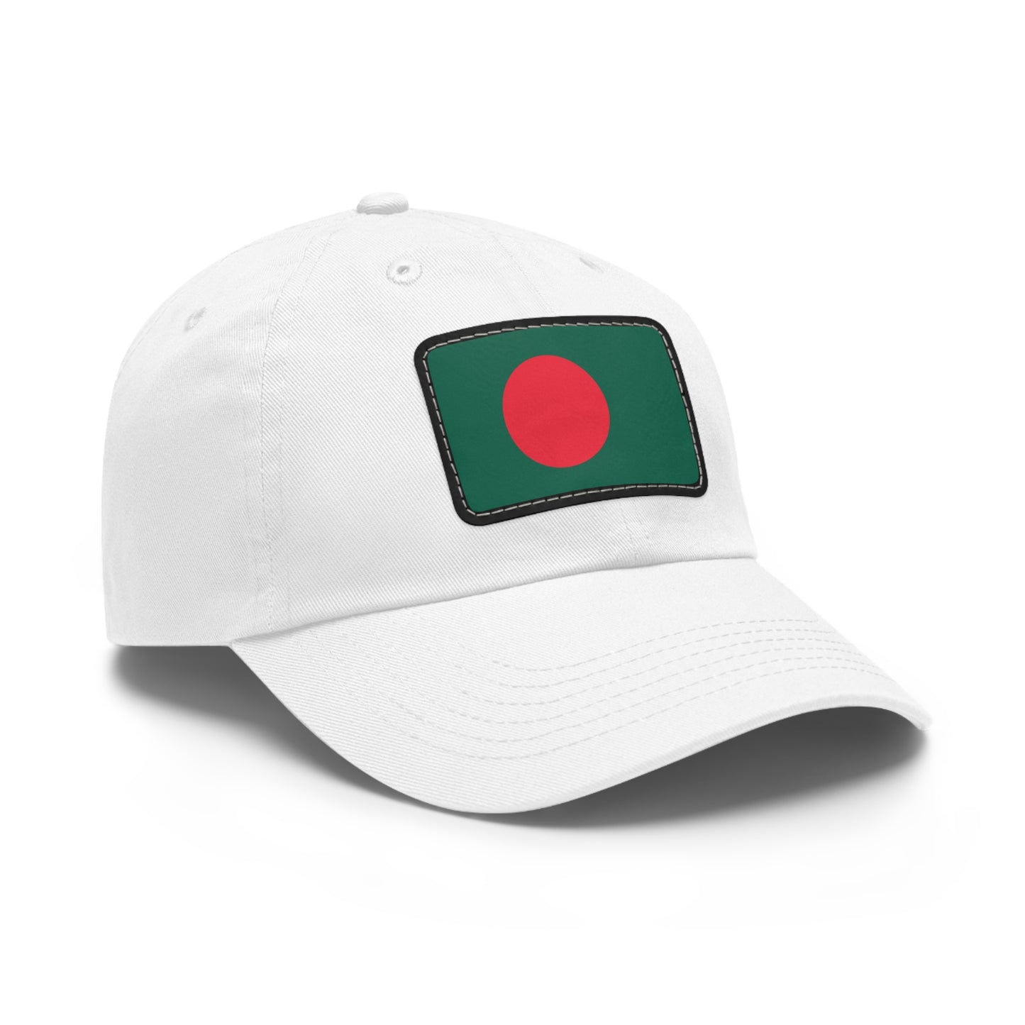 Flag Village Bangladesh Flag Hat Cap with Leather Patch