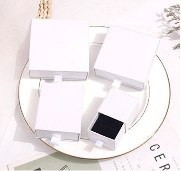 Flag Village Paper Box Custom Jewelry Box Chic Small Jewerly Packaging Display For Necklace Bulk Drawer Cardboard Gift Box