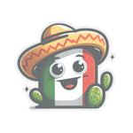 Flag Village USA Mexico Flag Stickers 2", 3", 4", 6" MX01