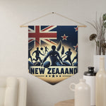 Flag Village New Zealand Flag Pennant Sporting Home Wall decoration NZL0002