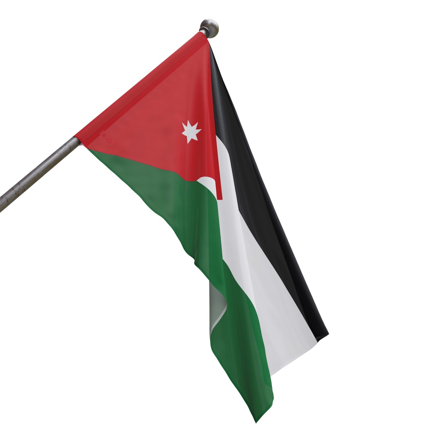 Flag Village Jordan Flag 18" x 12" / 36" x 24" / 60" x 36"