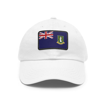 Flag Village Virgin Islands(British Virgin Islands) Flag Hat Cap with Leather Patch