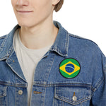 Flag Village Brazil Flag Embroidery Iron-On Patches