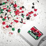 Flag Village KENYA Racing Car Sporting Flag Puzzle (110, 252, 520, 1014-piece) KEN0007