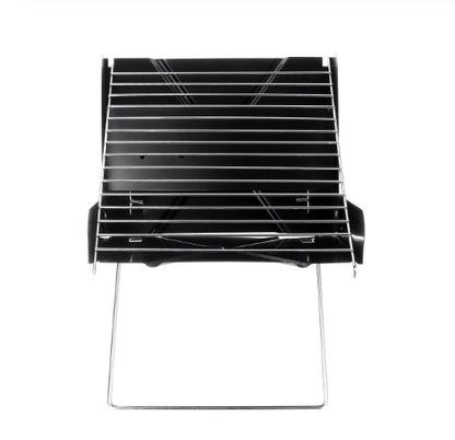 Flag Village BBQ Grill Folding Stainless Steel Portable Small Barbecue Grill Tool BBQ Outdoor Camping Charcoal Furnace BBQ Grills Accessories
