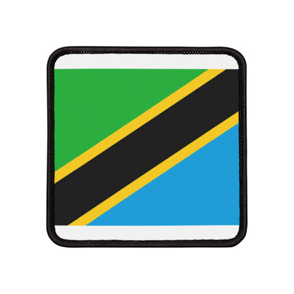Flag Village Tanzania Flag Embroidery Iron-On Patches