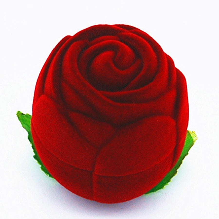 Flag Village Romantic Red Rose Flower Ring Gift Box for Anniversary Wedding Proposal & Gifts