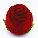 Flag Village Romantic Red Rose Flower Ring Gift Box for Anniversary Wedding Proposal & Gifts