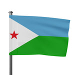 Flag Village Djibouti Flag 18" x 12" / 36" x 24" / 60" x 36"