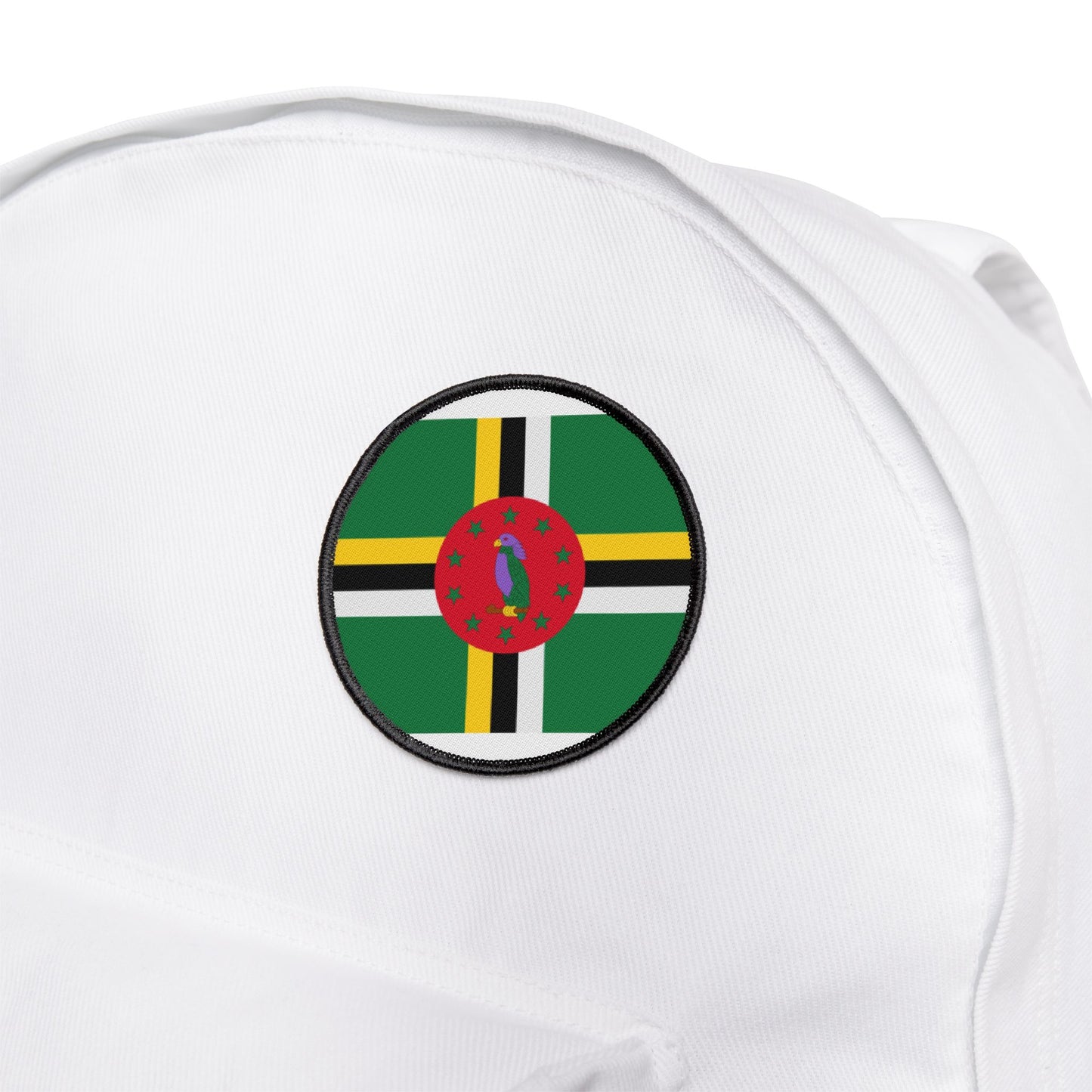 Flag Village Dominica Flag Embroidery Iron-On Patches