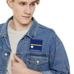 Flag Village Nauru Flag Embroidery Iron-On Patches