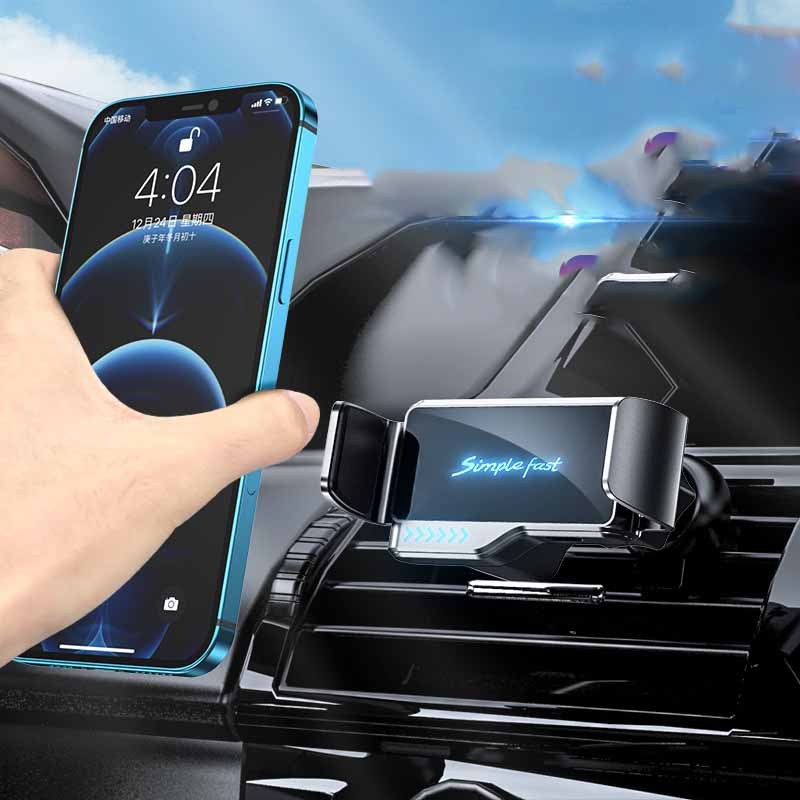 Flag Village Auto Tools Intelligent Automatic Car Phone Holder  Air Vent Mount Holder For Phone Car Products Universal Stand