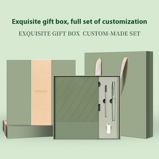 Flag Village Notebook Gift Box Vacuum Cup Set Business Gift Company Activity High-end Practical Gift