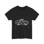 Flag Village USA Vintage Car Flag T-SHIRT Heavy Cotton Tee USA0007