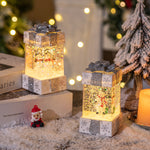 Flag Village Christmas Decorations Crystal Ball Christmas Gift Box Lights