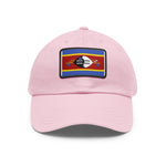 Flag Village Eswatini Flag Hat Cap with Leather Patch