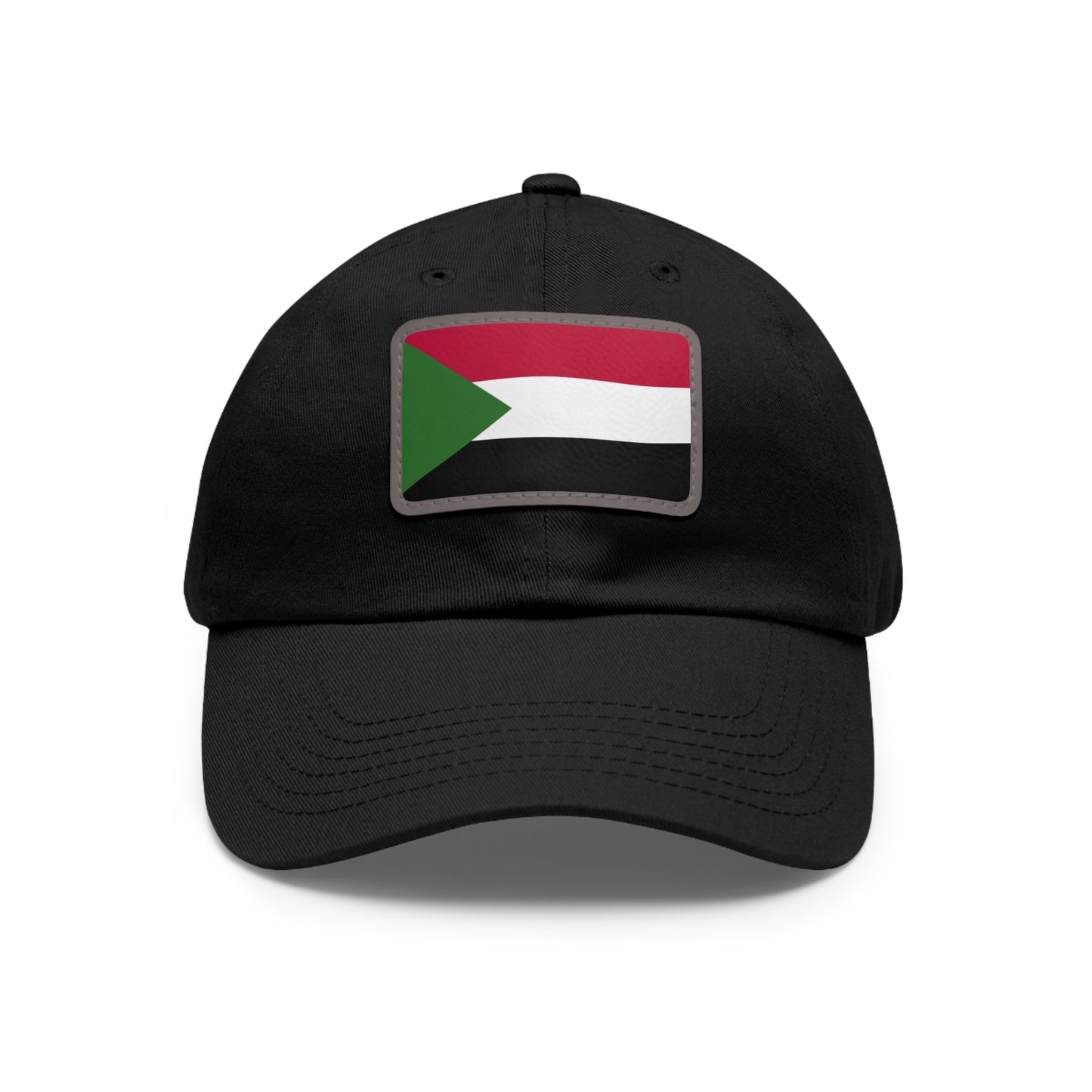 Flag Village Sudan Flag Hat Cap with Leather Patch