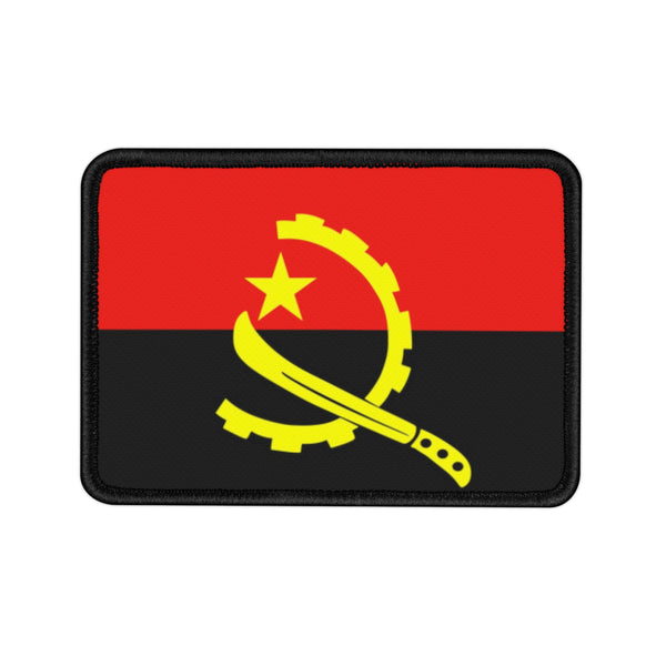 Flag Village Angola State Flag Embroidered Iron-On Patch