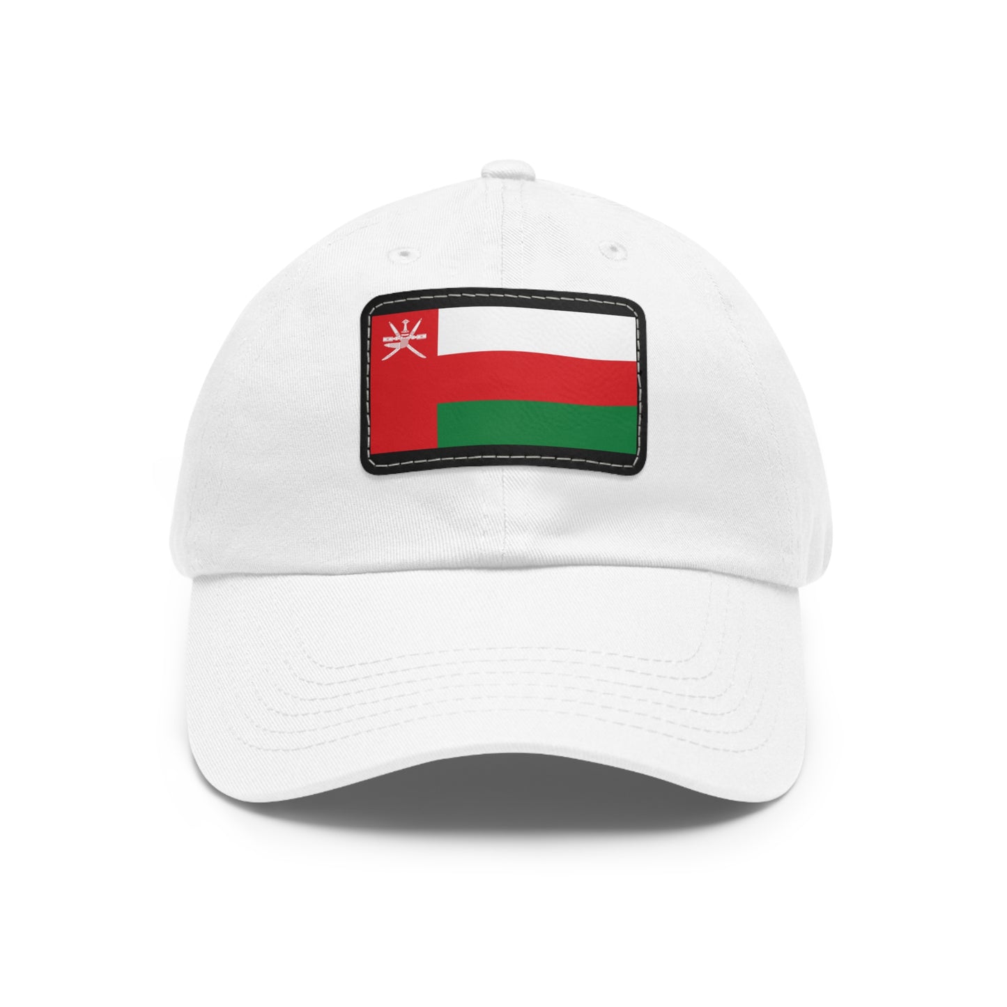 Flag Village Oman Flag Hat Cap with Leather Patch