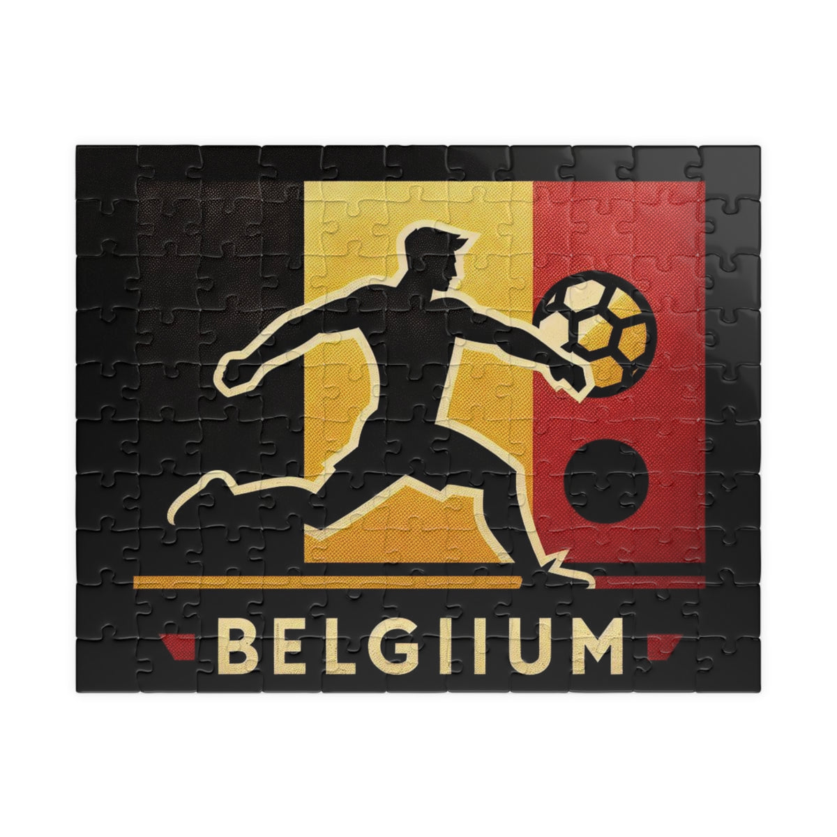 Flag Village Belgium Sporting Flag Puzzle (110, 252, 520, 1014-piece) BEL0011