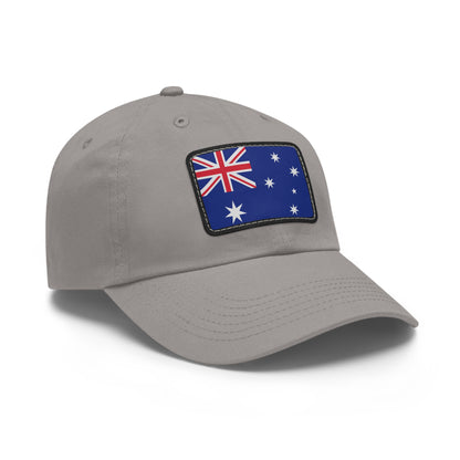 Flag Village Australia Flag Hat Cap with Leather Patch