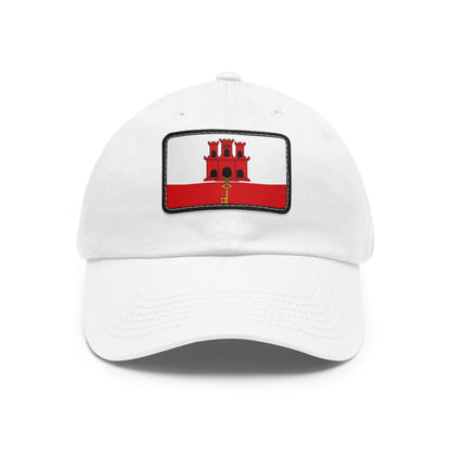 Flag Village Gibraltar Flag Hat Cap with Leather Patch