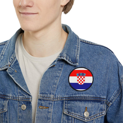 Flag Village Croatia Flag Embroidery Iron-On Patches