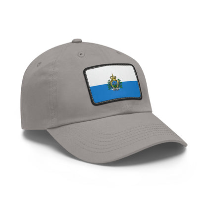 Flag Village San Marino Flag Hat Cap with Leather Patch