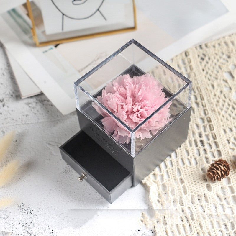 Flag Village Eve Valentine's Day Eternal Flowers Gift Box Ornaments