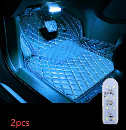 Flag Village Auto Tools Touch-sensitive Usb Charging Atmosphere Lamp In Car