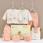 Flag Village Pure Cotton Baby Clothes Spring And Autumn Summer Children Gift Box Set