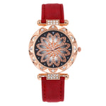 Flag Village Women's Suit Gift 5-piece Set Watch Bracelet Ring Necklace Earrings Combination Gift Box