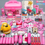 Flag Village Children's Doctor Toy Set Tool Medical Box