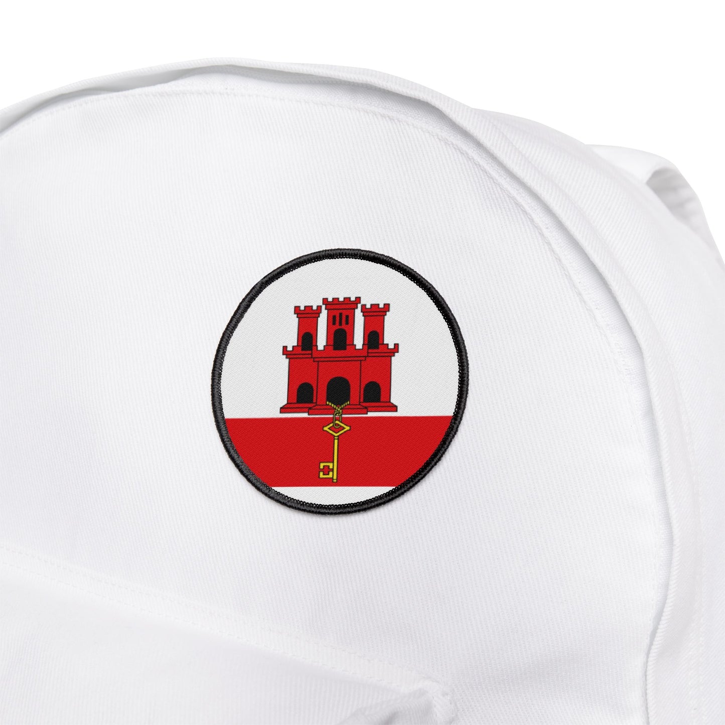 Flag Village Gibraltar Flag Embroidery Iron-On Patches