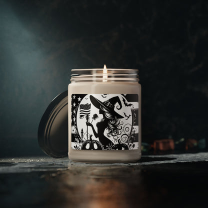 Flag Village Halloween Pretty Witch Scented Soy Candle, 9oz HW0046