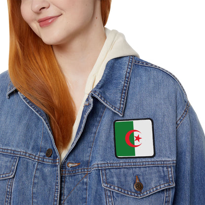 Flag Village Algeria Flag Embroidery Iron-On Patches