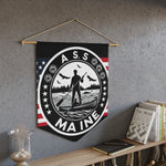 Flag Village Maine State Flag Pennant Sporting Home Wall decoration ME0001