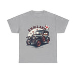Flag Village UK Vintage Car Flag T-SHIRT Heavy Cotton Tee UK0020