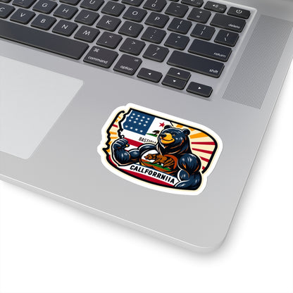 Flag Village USA California State Flag Stickers 2", 3", 4", 6" CA01