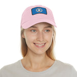 Flag Village Northern Mariana Islands Flag Hat Cap with Leather Patch