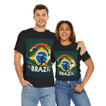 Flag Village Brazil Sporting Flag T-SHIRT Heavy Cotton Tee BRA0013