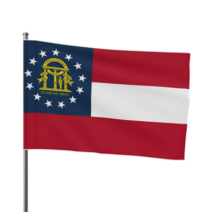 Flag Village USA Georgia State Flag 18" x 12" / 36" x 24" / 60" x 36"