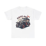 Flag Village UK Vintage Car Flag T-SHIRT Heavy Cotton Tee UK0012
