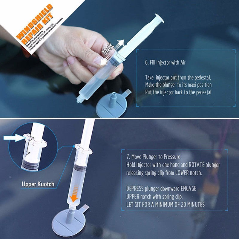 Flag Village Auto Tools DIY Car Windshield Repair Kit
