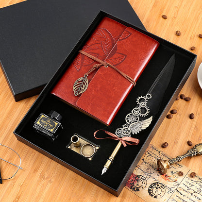 Flag Village Retro Notebook Gift Box Set For Boys And Girls