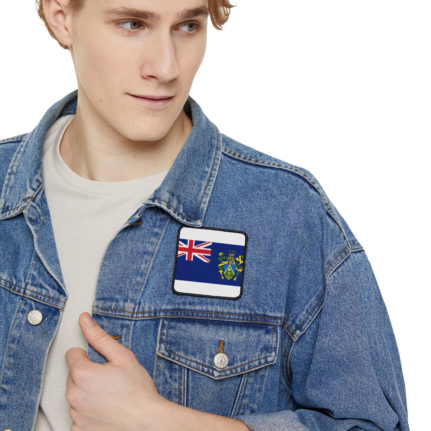 Flag Village Pitcairn Flag Embroidery Iron-On Patches