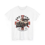 Flag Village UK Vintage Car Flag T-SHIRT Heavy Cotton Tee UK0024