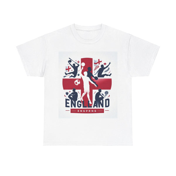 Flag Village England Sporting Flag T-SHIRT Heavy Cotton Tee GBR0009